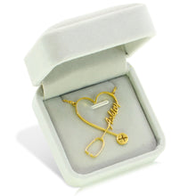 Load image into Gallery viewer, Personalized Stethoscope Necklace
