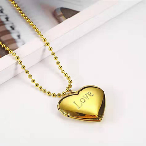 Custom Photo Name Necklace