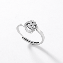 Load image into Gallery viewer, Balmora Sterling Silver OM Ring
