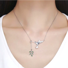 Load image into Gallery viewer, Hummingbird 925 Sterling Silver Necklace
