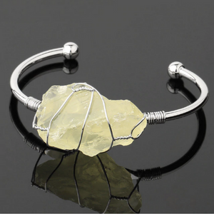 Natural Citrine Gemstone Bangle