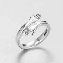 Load image into Gallery viewer, Sterling Silver Hug Ring
