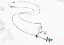Load image into Gallery viewer, Hummingbird 925 Sterling Silver Necklace
