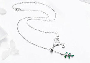 Hummingbird 925 Sterling Silver Necklace