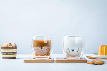 Load image into Gallery viewer, Wavy Double-Layer Glass Mug
