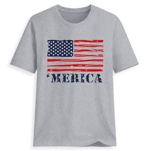 Load image into Gallery viewer, New Women T-shirts Casual USA Flag Printed Tops Tee
