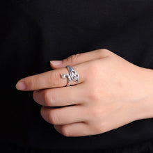 Load image into Gallery viewer, Balmora 990 Pure Silver Phoenix Ring
