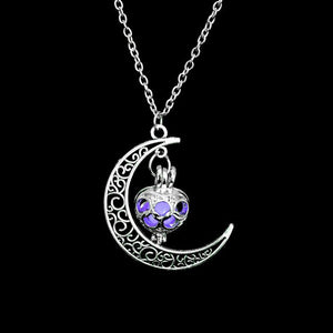 2021 Glowing Jewelry Bead Moon Necklace