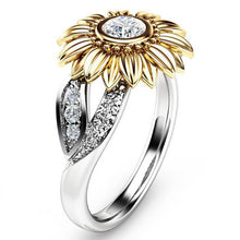 Load image into Gallery viewer, Cute Sunflower Flower Ring
