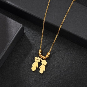 Charm Name Personalize Necklace for Cute Child