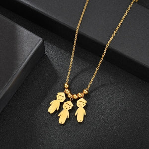 Charm Name Personalize Necklace for Cute Child