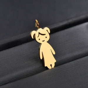Charm Name Personalize Necklace for Cute Child