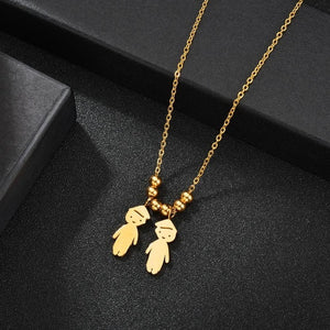 Charm Name Personalize Necklace for Cute Child