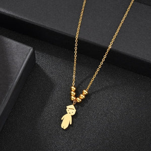 Charm Name Personalize Necklace for Cute Child
