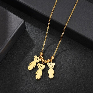 Charm Name Personalize Necklace for Cute Child
