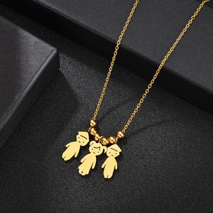 Charm Name Personalize Necklace for Cute Child