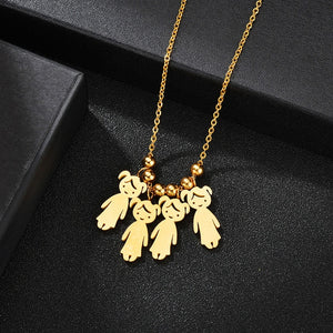 Charm Name Personalize Necklace for Cute Child