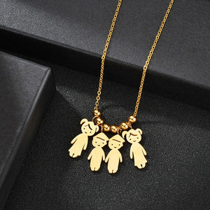 Charm Name Personalize Necklace for Cute Child