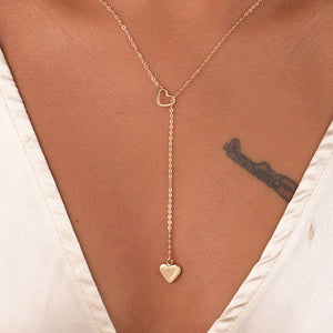 New fashion trendy copper heart jewelry