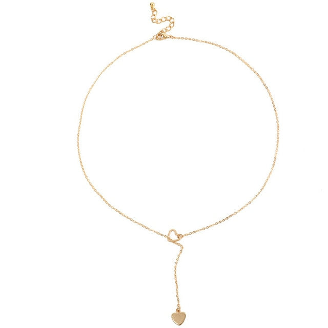 New fashion trendy copper heart jewelry