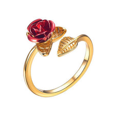Load image into Gallery viewer, &quot;Love You Forever&quot; Creativity Adjustable Rose Ring
