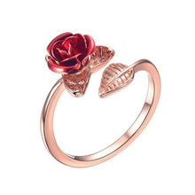 Load image into Gallery viewer, &quot;Love You Forever&quot; Creativity Adjustable Rose Ring
