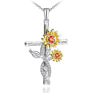 Fashion White Gold Color Love Heart Pendant Necklace