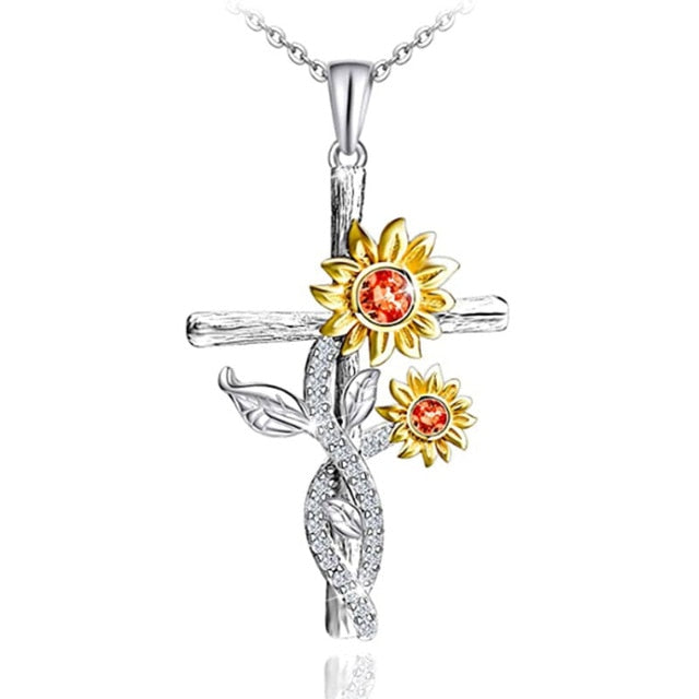 Fashion White Gold Color Love Heart Pendant Necklace