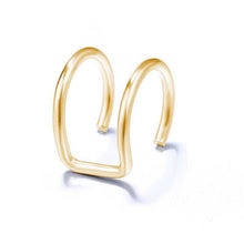 Load image into Gallery viewer, Fashion Gold Leaf Clip Earring For Women Without Piercing Puck Rock Vintage Crystal Ear Cuff Girls Jewerly Gifts
