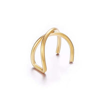 Load image into Gallery viewer, Fashion Gold Leaf Clip Earring For Women Without Piercing Puck Rock Vintage Crystal Ear Cuff Girls Jewerly Gifts
