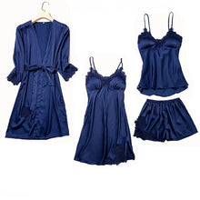 Load image into Gallery viewer, WARMSELLING Silk™ 2021 Lace Mulberry Silk 5 Piece Pajama Set
