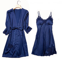 Load image into Gallery viewer, WARMSELLING Silk™ 2021 Lace Mulberry Silk 5 Piece Pajama Set
