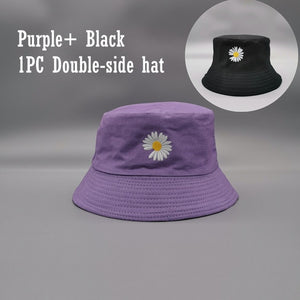 Double-side Unisex Harajuku Bucket Hat