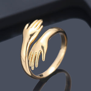 2021 New-Couple Hug Ring