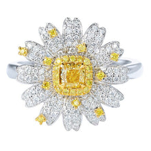 Load image into Gallery viewer, New Luxury Silver 925 Daisy Flower Rings for Women
