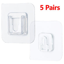 Load image into Gallery viewer, DOUBLE-SIDED ADHESIVE WALL HOOKS [AVAILABLE IN 10 AND 20 PCS]
