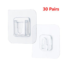 Load image into Gallery viewer, DOUBLE-SIDED ADHESIVE WALL HOOKS [AVAILABLE IN 10 AND 20 PCS]
