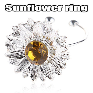 Personality Temperament Daisy Sunflower necklace