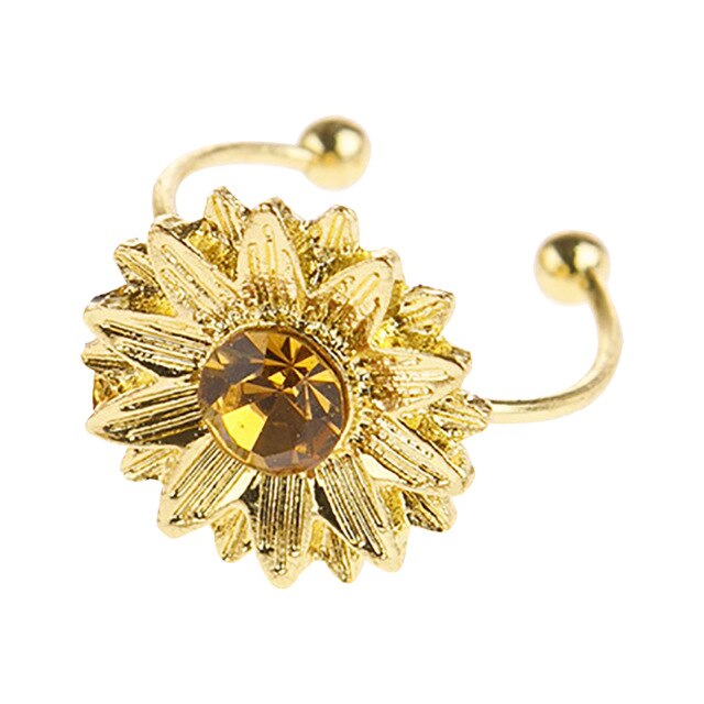 Personality Temperament Daisy Sunflower necklace