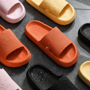 Intelligente druckentlastende, superweiche, rutschfeste Slipper-Sandalen mit dicker Sohle